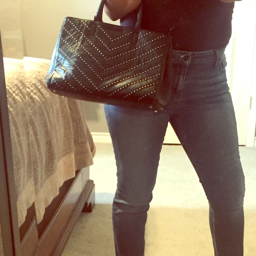 Black handbag